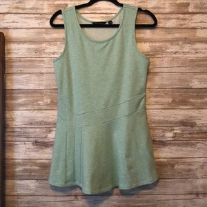 Peplum Halston top XS Mint Green